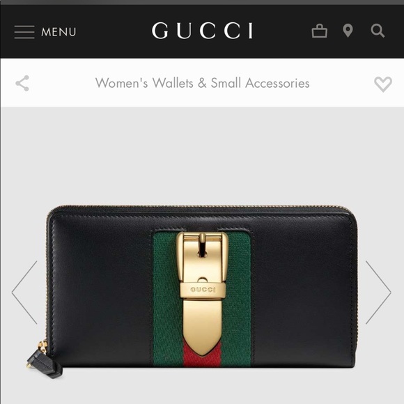 Gucci Sylvie Leather zip around wallet - Picture 6 of 6